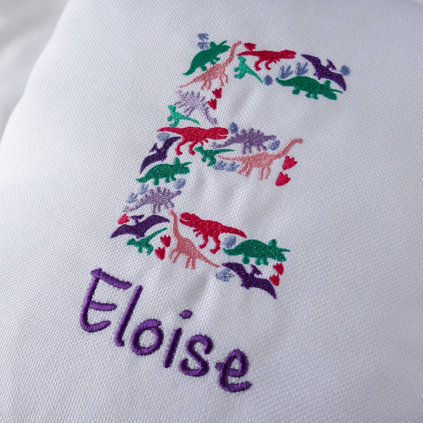 Personalised Name Cushion | Dinosaurs