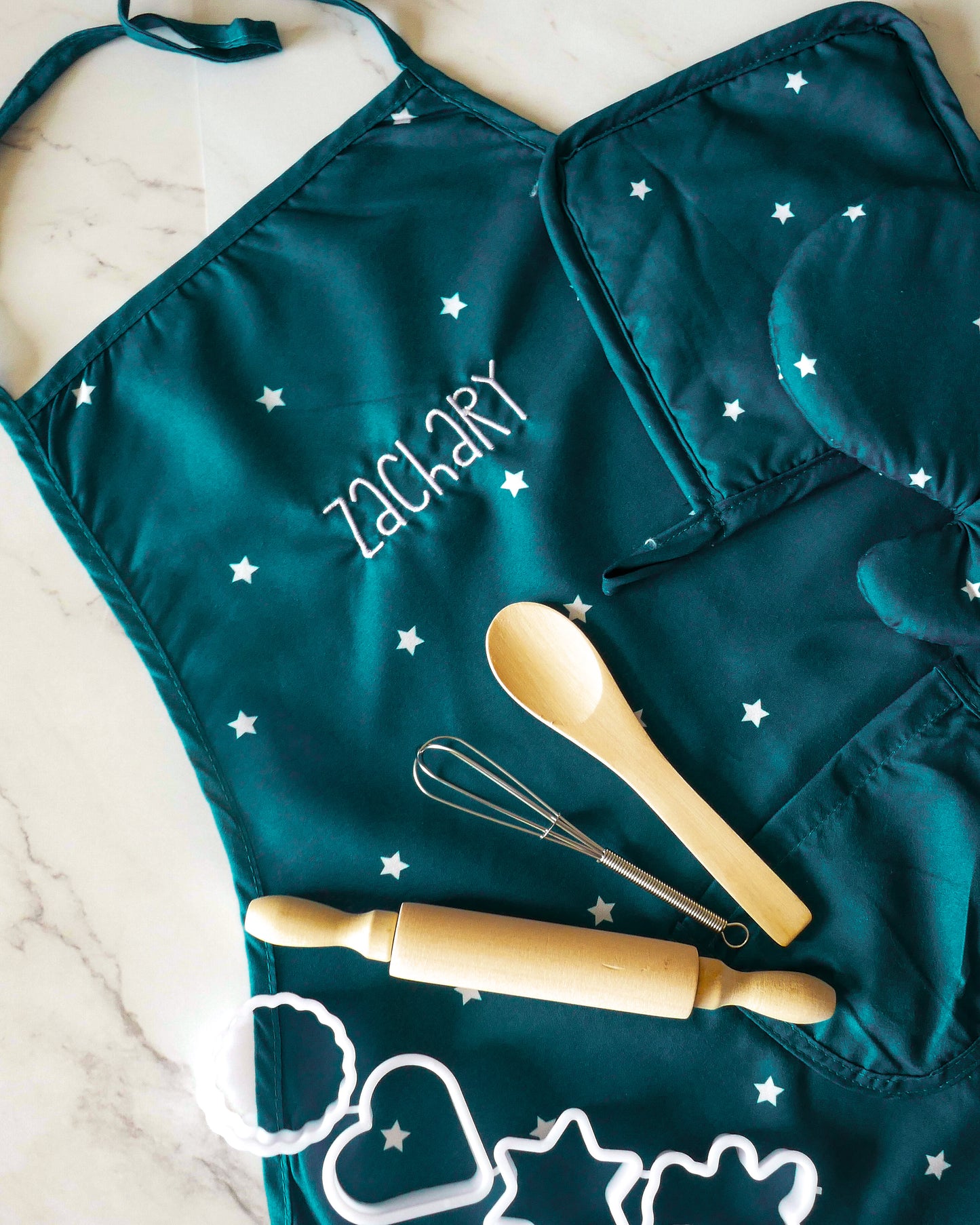 Personalised Kids Apron Set | Stars