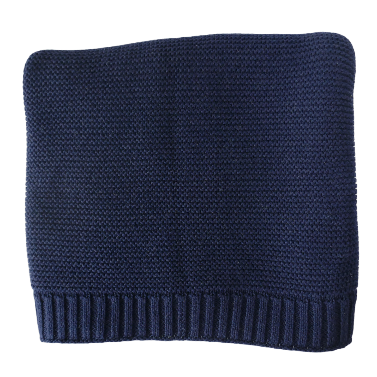 Personalised Knit Blanket | Navy
