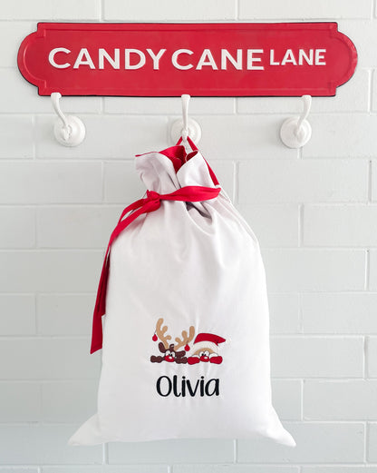 Personalised Santa Sack | Red