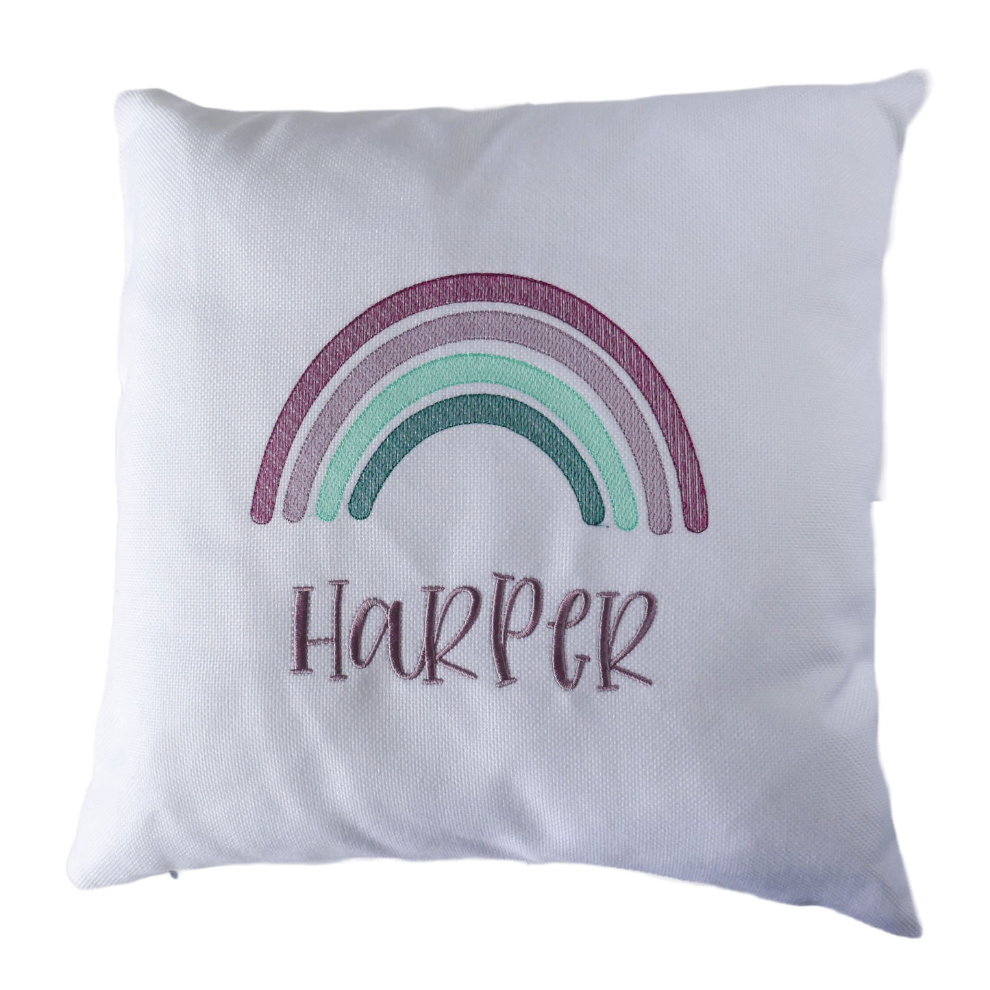 Personalised Name Cushion | Rainbow